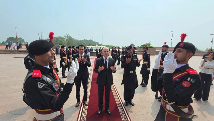 Lebanese Interior Minister Visits Pakistan Monument and Police Lines