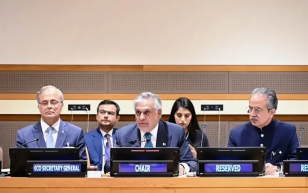 Pakistan’s Deputy PM Warns of Regional Security Concerns at ECO Meeting
