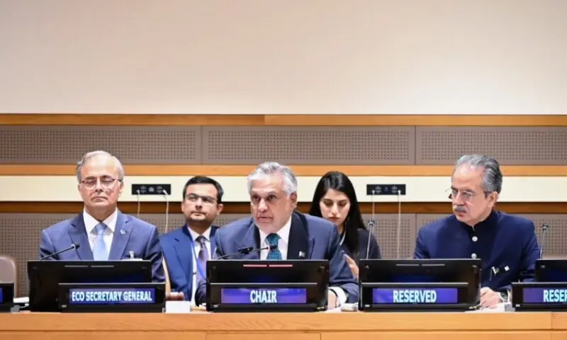 Pakistan’s Deputy PM Warns of Regional Security Concerns at ECO Meeting Pakistan’s Deputy PM Warns of Regional Security Concerns at ECO Meeting