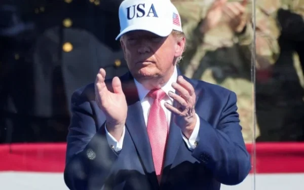 Trump highlights 9/11 beam at Washington event Trump highlights 9/11 beam at Washington event