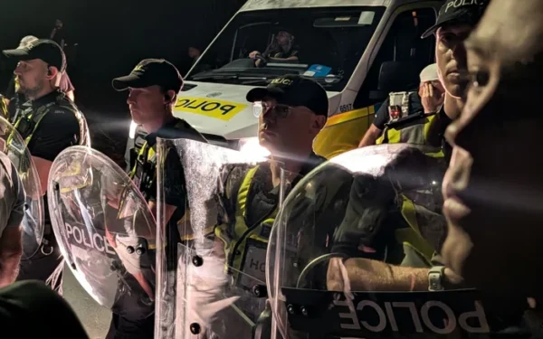 Protesters cancel demonstration after mistaking cricket team for migrants