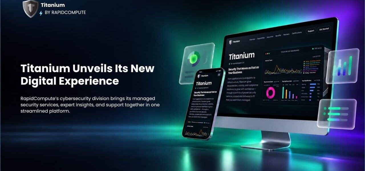 RapidCompute Launches Titanium Website for Enhanced Cybersecurity Services RapidCompute Launches Titanium Website for Enhanced Cybersecurity Services