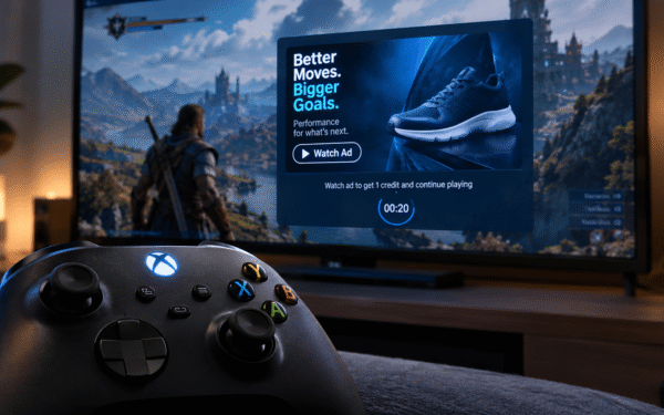 Microsoft patents system to reward gamers with credits for watching ads