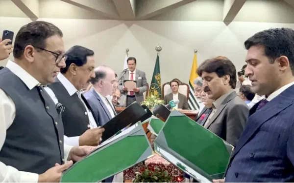 AJK PM Constitutes 8-Member Cabinet AJK PM Constitutes 8-Member Cabinet