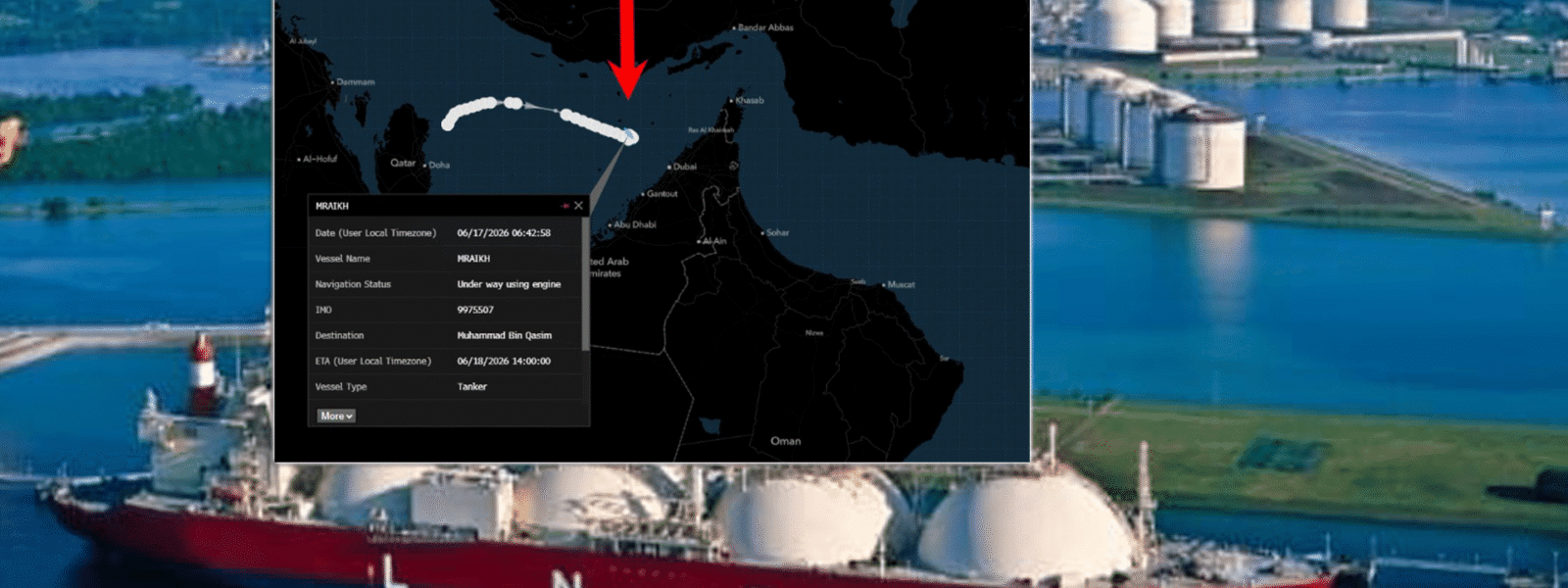 Qatari LNG Tanker Reaches Pakistan for First Time Since July Qatari LNG Tanker Reaches Pakistan for First Time Since July