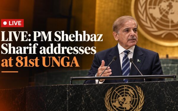 PM Sharif Warns India on Indus Waters at UN PM Sharif Warns India on Indus Waters at UN