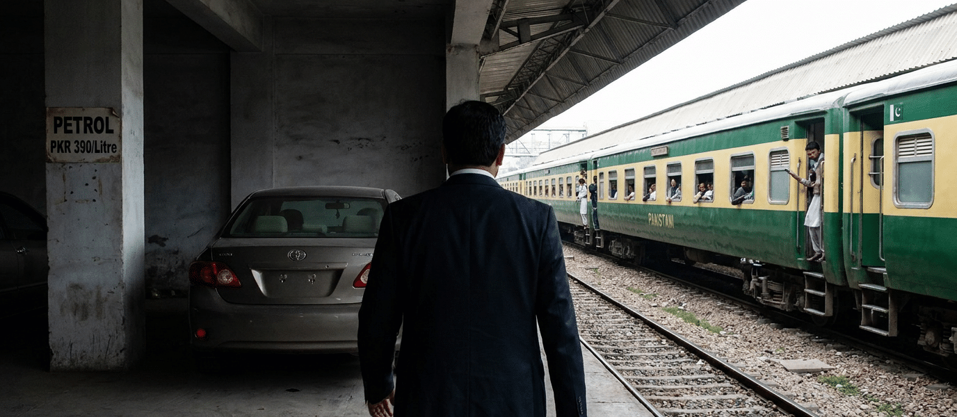 Sindh Governor Adopts Train Commute Amid Fuel Crisis