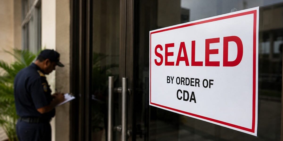 CDA Launches Operation to Regularize Illegal Buildings in Islamabad CDA Launches Operation to Regularize Illegal Buildings in Islamabad