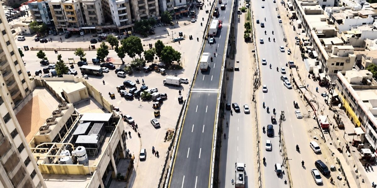 New Flyover Opens in Karachi as Part of Red Line BRT Project