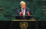 UN chief urges end to wars, AI curbs in final assembly address