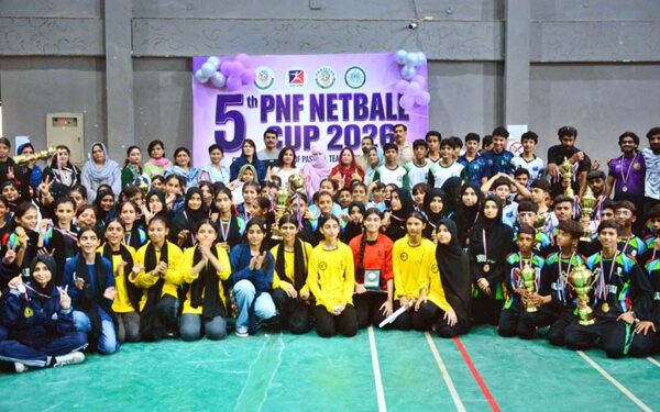 Net ball team celebrates victory at PNF cup closing ceremony Net ball team celebrates victory at PNF cup closing ceremony