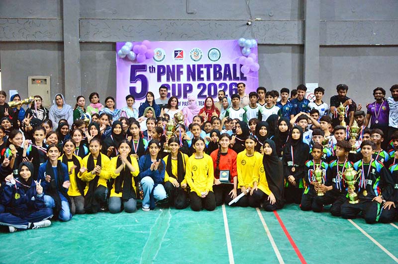 Net ball team celebrates victory at PNF cup closing ceremony Net ball team celebrates victory at PNF cup closing ceremony