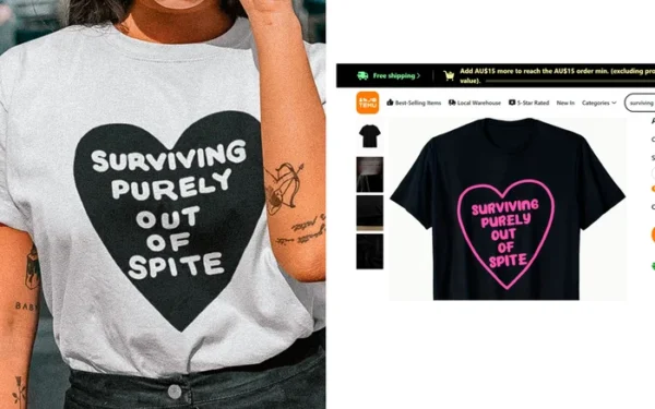 Designer T-shirt label targets AI-driven marketplace for stolen designs Designer T-shirt label targets AI-driven marketplace for stolen designs