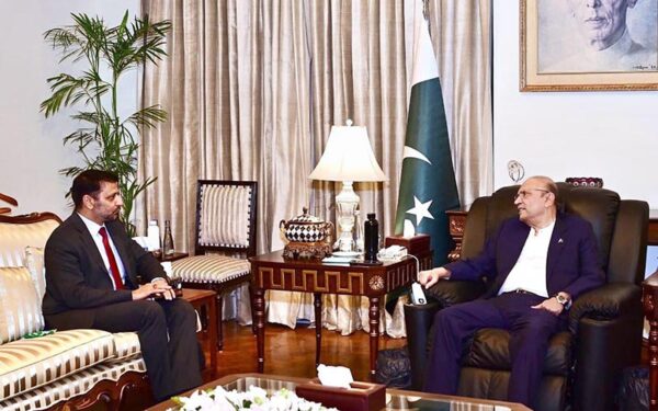 President Zardari Meets New Ambassador to China President Zardari Meets New Ambassador to China