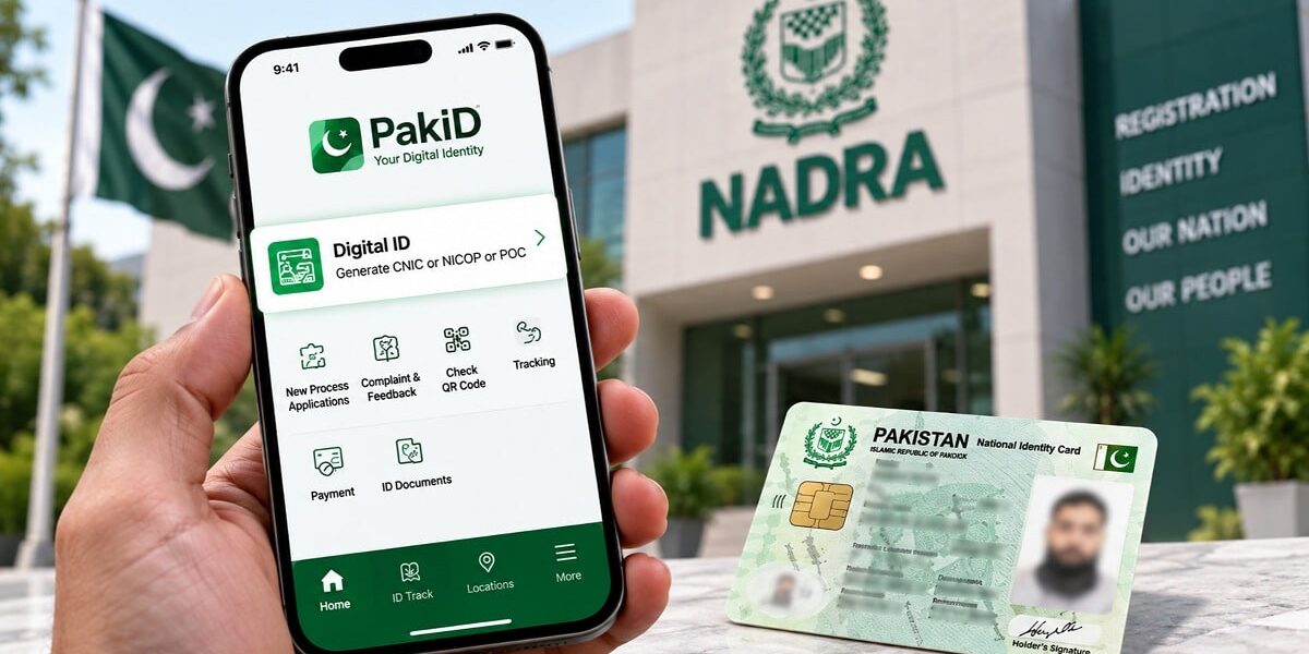 NADRA Launches PakID App for CNIC Reprints