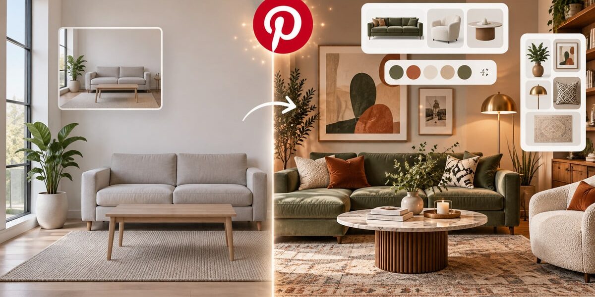 Pinterest Launches AI-Driven Room Redesign Feature Pinterest Launches AI-Driven Room Redesign Feature
