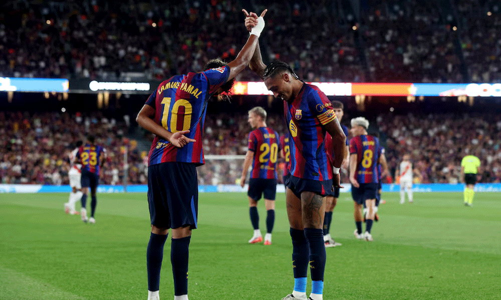 Barcelona dominate Rayo Vallecano, climb to LaLiga top Barcelona dominate Rayo Vallecano, climb to LaLiga top