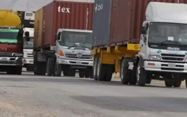 Truck owners protest against container seizures ahead of PTI march
