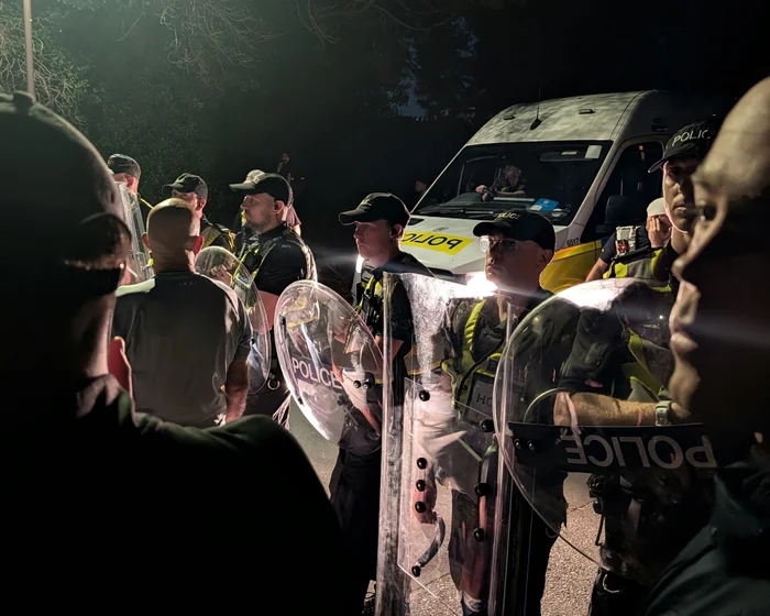 Far-right protesters gather in Portsmouth over asylum seekers Far-right protesters gather in Portsmouth over asylum seekers