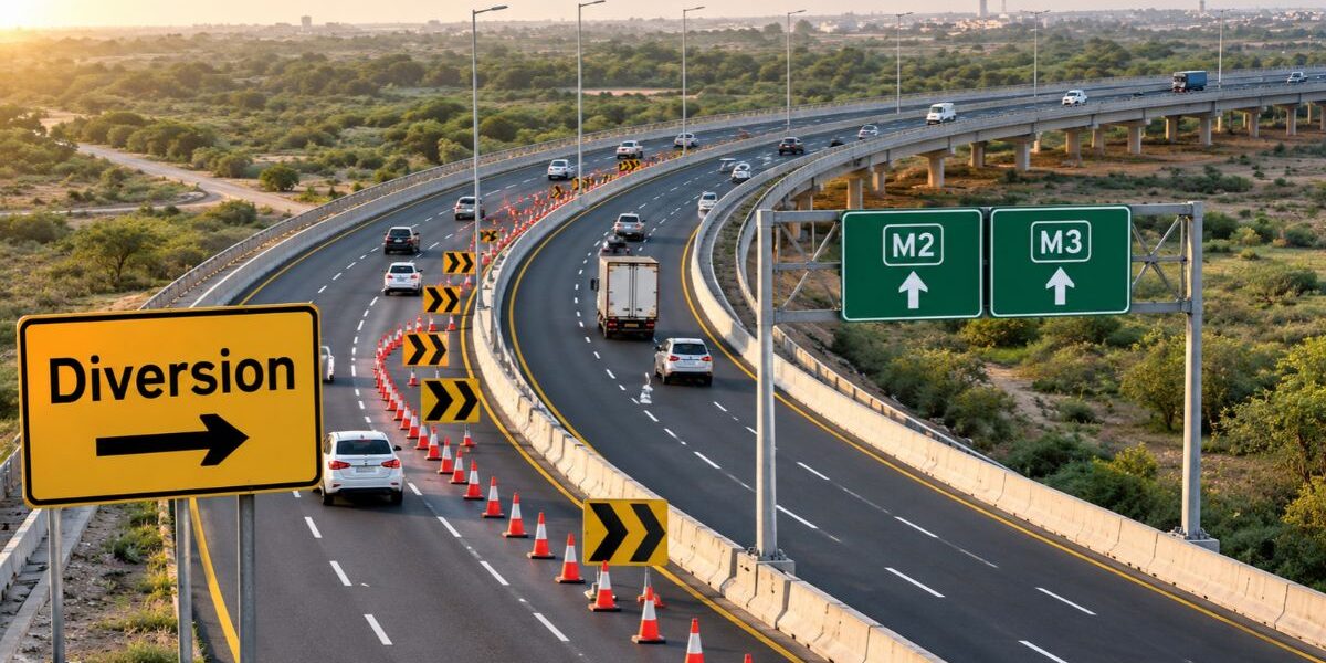 Motorway Police Announce Diversion for Heavy Vehicles Motorway Police Announce Diversion for Heavy Vehicles