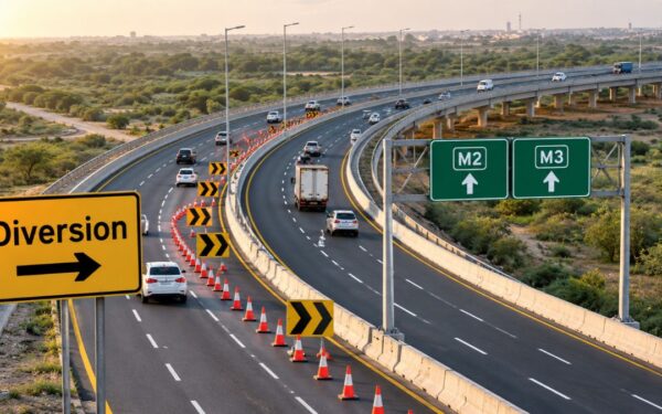 Motorway Police Announce Diversion for Heavy Vehicles Motorway Police Announce Diversion for Heavy Vehicles
