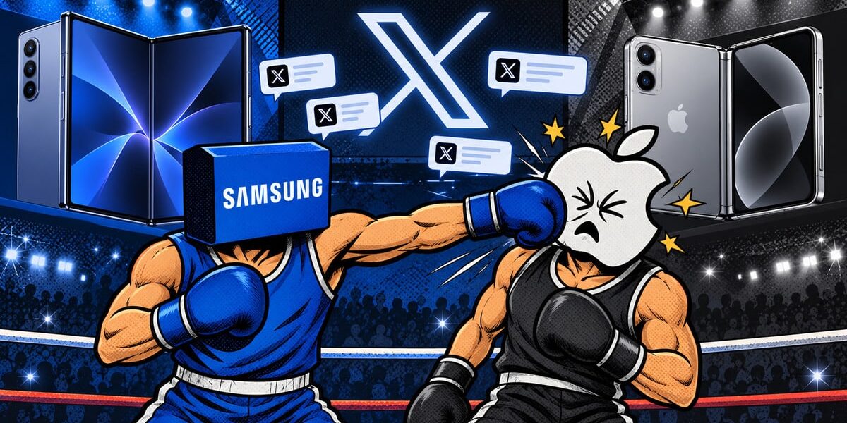 Samsung Launches Sarcastic Twitter Attack on Apple Samsung Launches Sarcastic Twitter Attack on Apple
