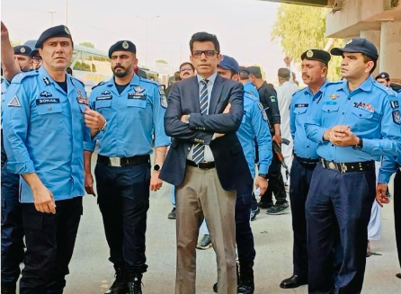 Islamabad officials inspect security, law and order at key locations