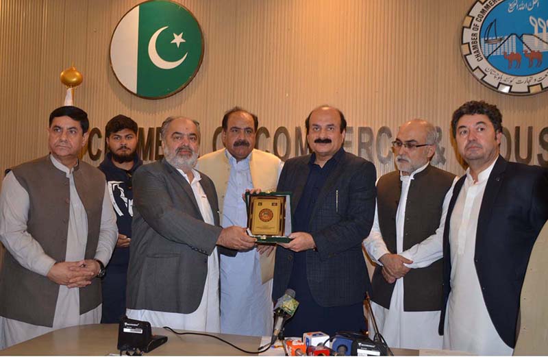 QCCI President Honors Youth Program Chairman with Commemorative Shield