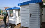 Painter completes security guards’ cabins in federal capital