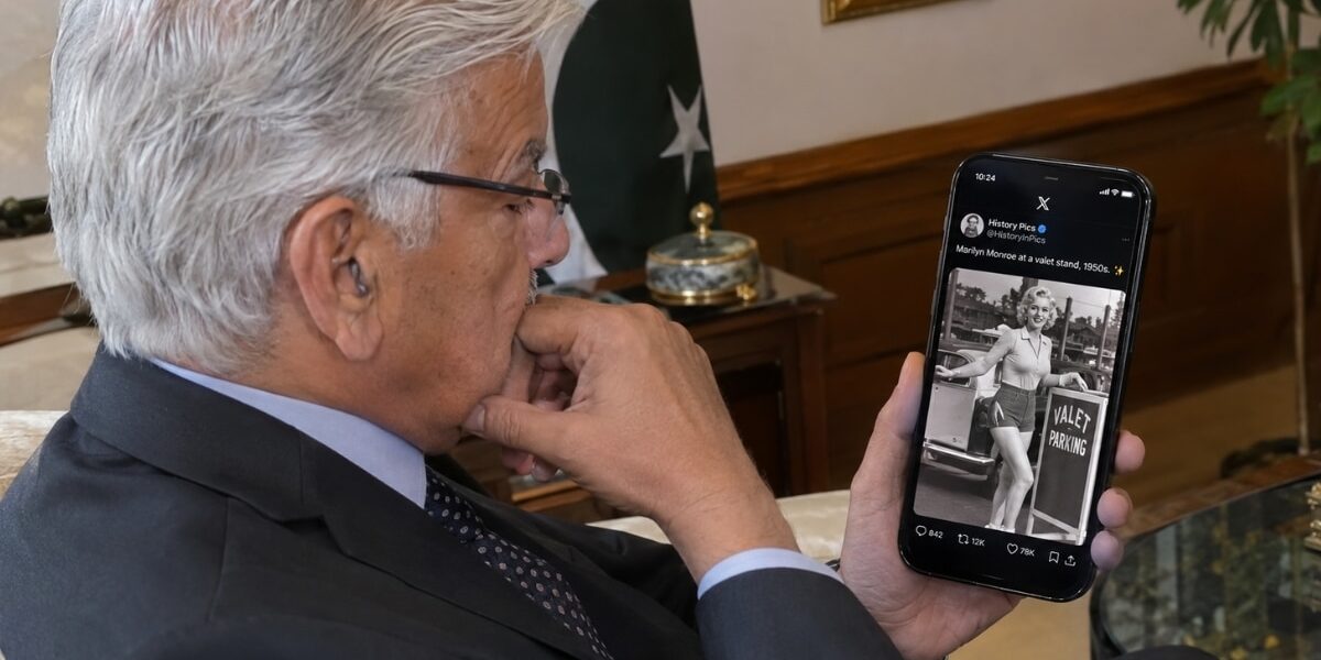 Pakistan’s Defense Minister Engages with AI-Generated Content on X Pakistan’s Defense Minister Engages with AI-Generated Content on X