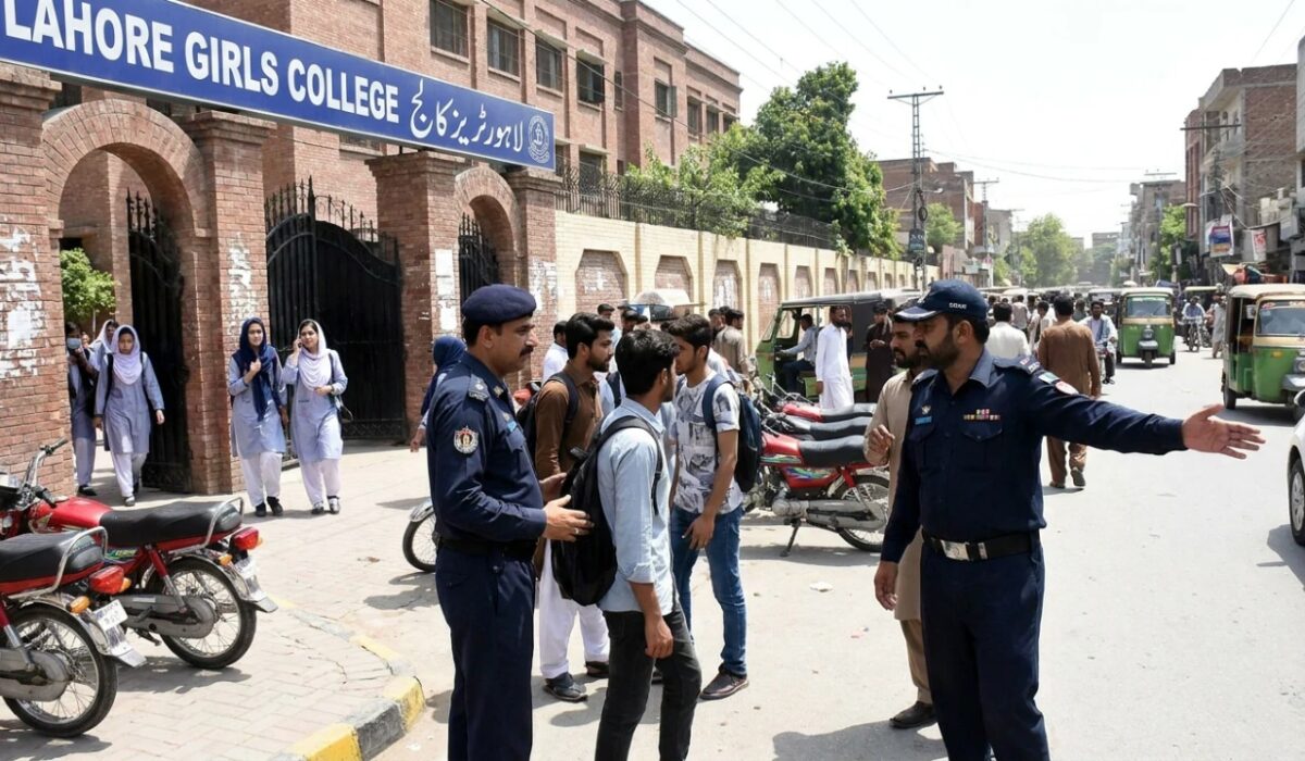 Police Ban Boys from Standing Outside Girls’ Colleges and Universities
