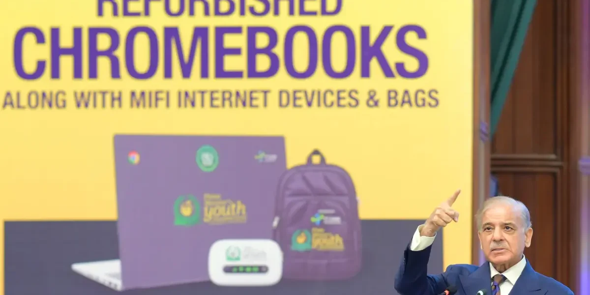PM Shehbaz Launches Chromebook Scheme for 500,000 Students PM Shehbaz Launches Chromebook Scheme for 500,000 Students