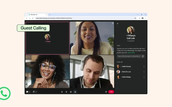 WhatsApp Launches Guest Calling Feature WhatsApp Launches Guest Calling Feature