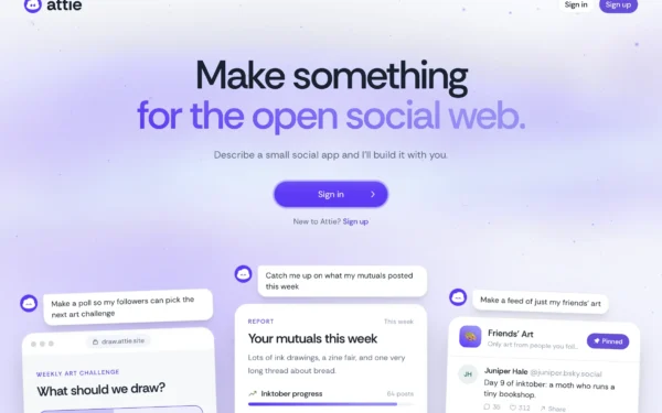 Bluesky’s Attie AI tool expands to create social apps and games Bluesky’s Attie AI tool expands to create social apps and games