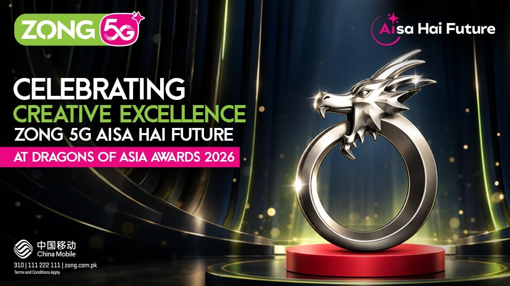 Zong Wins Gold at Dragons of Asia Awards for AI-Driven 5G Campaign Zong Wins Gold at Dragons of Asia Awards for AI-Driven 5G Campaign