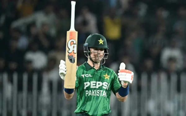 Maaz Sadaqat scores 96 as Pakistan post 215 against Sri Lanka