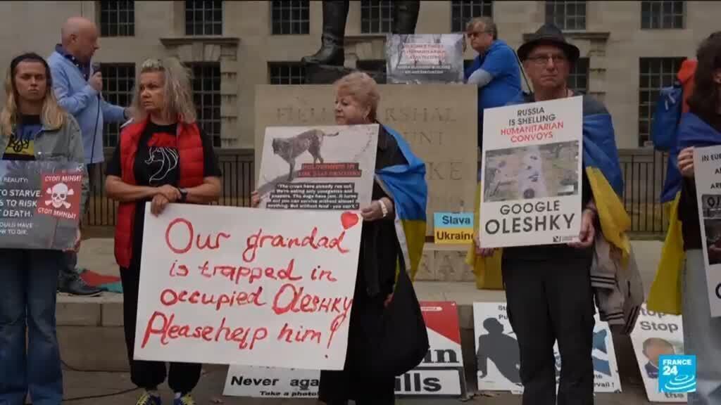 Residents of Russian-occupied Oleshky face starvation Residents of Russian-occupied Oleshky face starvation