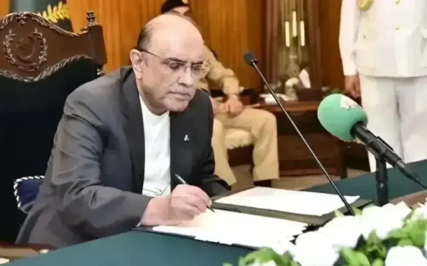 President Zardari Approves Key Legislation