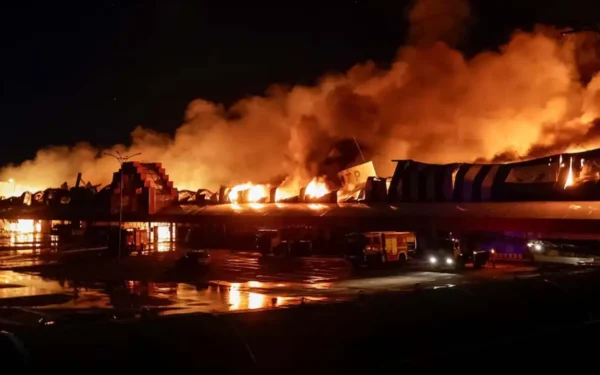 Russian strikes in Kharkiv kill two, injure four