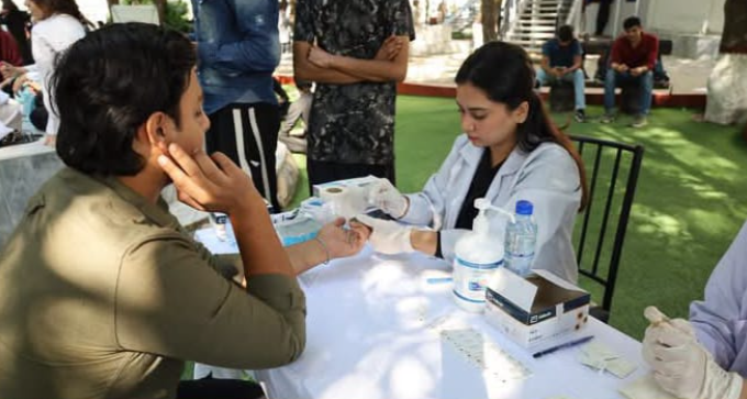 ANTH organizes hepatitis C screening camp at Iqra University ANTH organizes hepatitis C screening camp at Iqra University