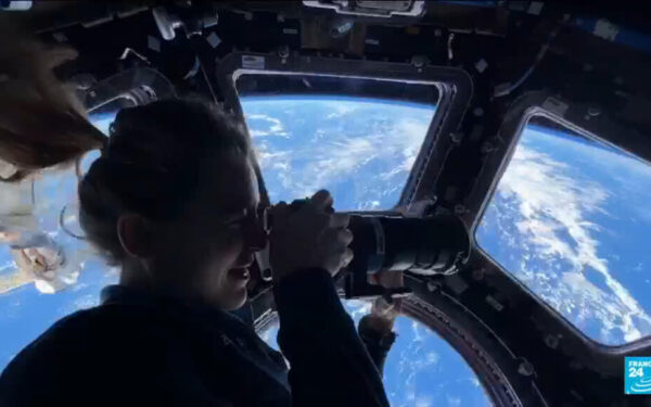 Four astronauts complete eight-month space mission