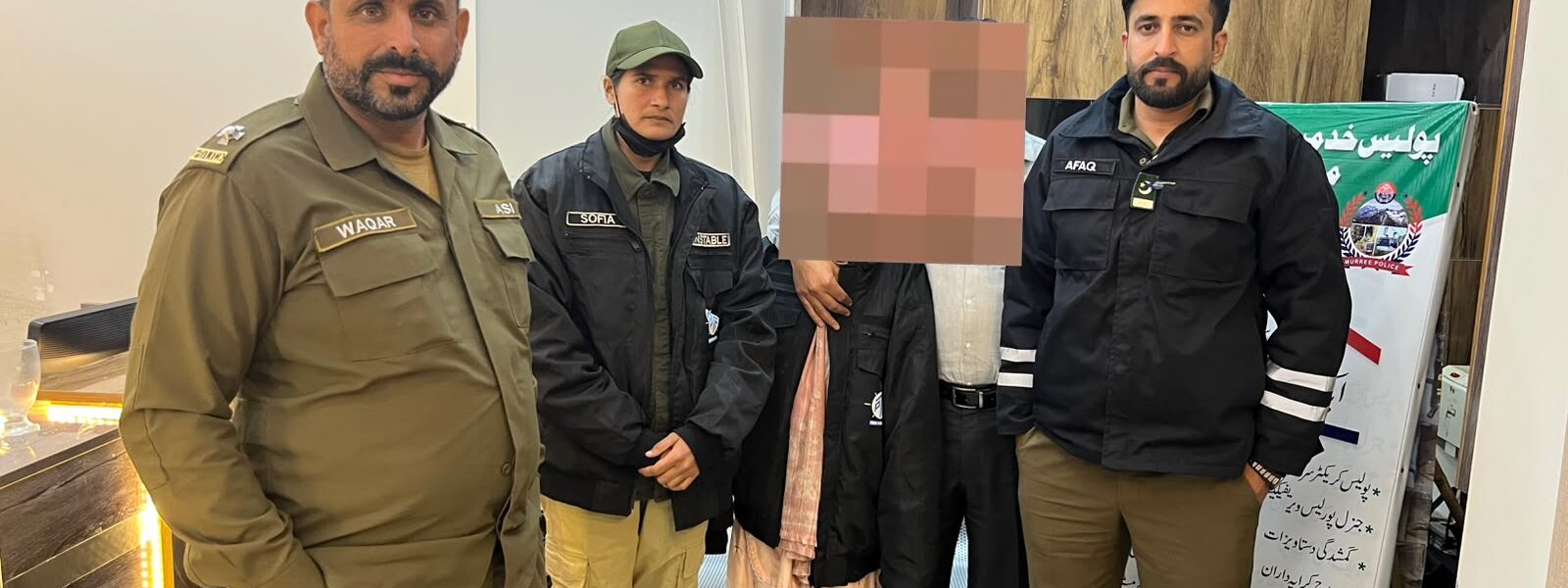 Tourism force reunites missing girl with parents in Murree