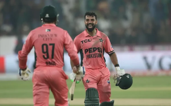 Shadab Khan’s century propels Pakistan to dramatic ODI victory