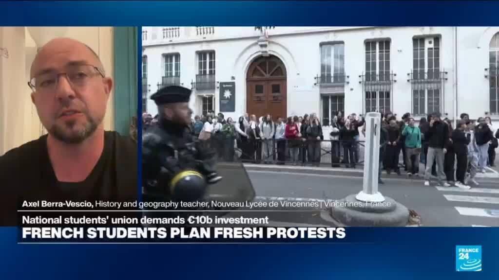 French students protest education system’s neglect French students protest education system’s neglect