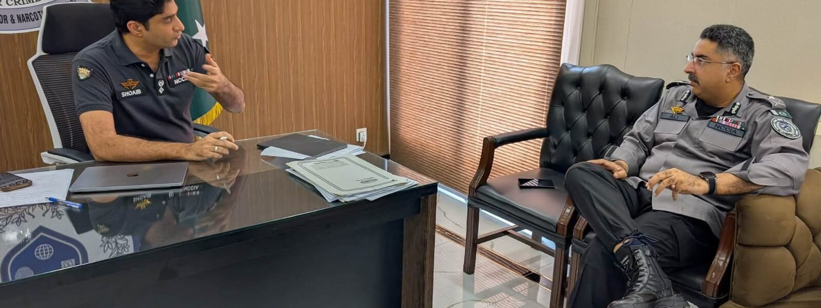 NCCIA DG Meets Additional Director Islamabad to Tackle Cybercrime NCCIA DG Meets Additional Director Islamabad to Tackle Cybercrime