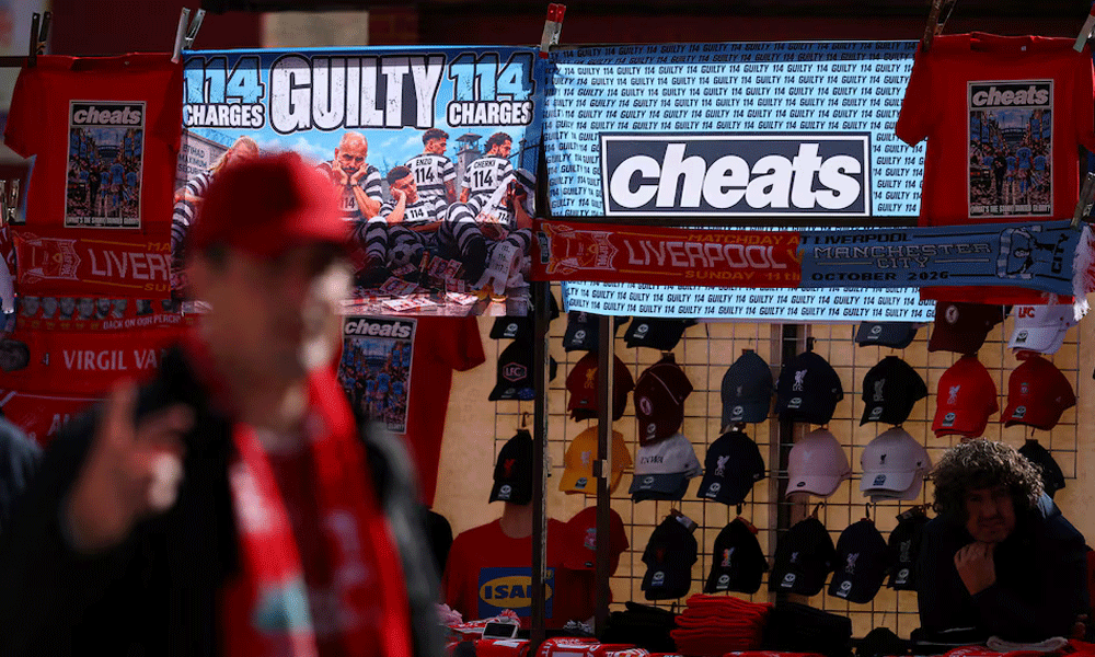 Manchester City face boos and taunts from Liverpool fans Manchester City face boos and taunts from Liverpool fans