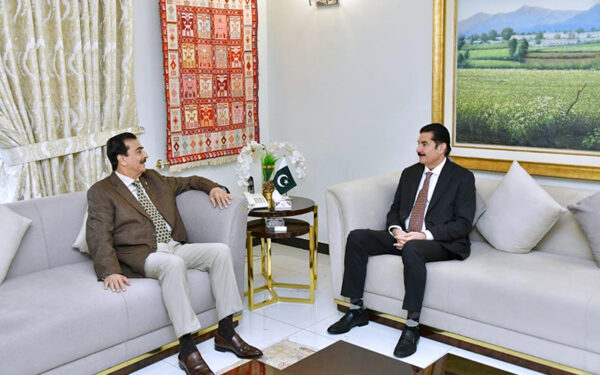 Acting President Meets Governor of Khyber Pakhtunkhwa Acting President Meets Governor of Khyber Pakhtunkhwa
