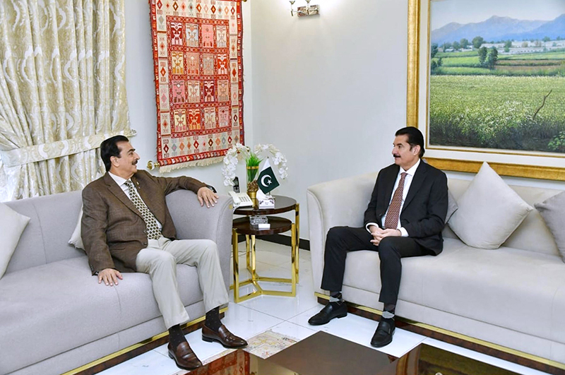 Acting President Meets Governor of Khyber Pakhtunkhwa Acting President Meets Governor of Khyber Pakhtunkhwa